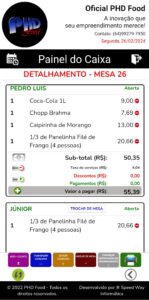 Detalhamento de Conta