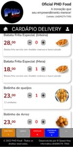 Cardápio do Cliente